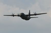 ZH875 @ EGFH - Low  pass over Runway 22 by RAF Hercules C.4 aircraft coded 875 from the Brize Norton Transport Wing. - by Roger Winser