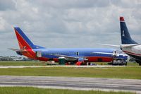 N693SW @ LAL - 1985 Boeing 737-317, N693SW at Lakeland Linder Regional Airport, Lakeland, FL - by scotch-canadian