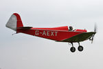 G-AEXT @ EGBR - Dart Kitten II at The Fly-In & Vintage Air Race, The Real Aeroplane Company, Breighton Airfield, July 2014. - by Malcolm Clarke