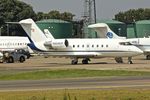 N604EP @ EGGW - Bombardier CL604, c/n: 5462 at Luton - by Terry Fletcher