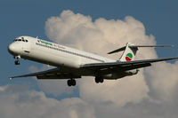 LZ-LDP @ LOWG - Bulgarian Air Charter MD-82 @ GRZ - by Stefan Mager