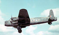 PA474 @ EGVI - Avro 683 Lancaster B.I [PA474] (Royal Air Force) RAF Greenham Common~G 07/07/1974. Note shorter fuselage no mid upper turret. From a slide. - by Ray Barber