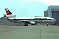 RP-C2003 @ EHAM - McDonnell Douglas DC-10-30 [46958] (Philippine Airlines) Amsterdam-Schiphol~PH 12/05/1979. From a slide. - by Ray Barber