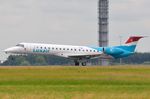 LX-LGW @ LFPG - Luxair EMB145 landing after its short hop from LUX - by FerryPNL