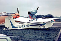 G-AXZN @ EGKB - Thurston TSC-1A Teal [008] Biggin Hill~G 21/05/1972. From a slide. - by Ray Barber