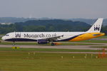 G-OZBR @ EGCC - Monarch - by Chris Hall