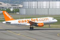 G-EZIV @ LFBO - Airbus A319-111, Landing rwy 14R, Toulouse-Blagnac Airport (LFBO-TLS) - by Yves-Q