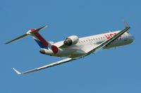 F-GRZI @ LFRB - Canadair Regional Jet CRJ-702, Take off rwy 07R, Brest-Guipavas Airport (LFRB-BES) - by Yves-Q