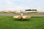 G-ALXZ @ EGBR - Taylorcraft Auster Mk.5-150 at The Fly-In & Vintage Air Race, The Real Aeroplane Company, Breighton Airfield, July 2014. - by Malcolm Clarke