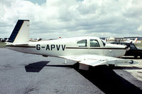 G-APVV @ EGLM - Mooney M.20A Mark 20 [1474] White Waltham~G 01/08/1972. From a slide date approximate. - by Ray Barber