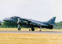 ZD376 @ EGVA - Scanned from print, Harrier GR.7A ZD376 coded '24' of 3 Sqn RAF pictured at the RIAT Fairford, July 1996. - by Clive Pattle