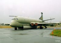 XV240 @ EGQK - Scanned from print - Nimrod MR.2 XV240 in Special 120 Sqn markings on the ramp at RAF Kinloss (EGQK) Feb 1996. - by Clive Pattle