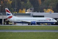 G-GBTA @ LOWI - last ever take-off of a Boeing 737-400 of British Airways at Innsbruck - by Maximilian Gruber