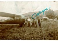 N30784 @ AOO - 784 at Altoona,Pa. in 9-1940. This was a weather delay.Wayne (my dads friend & N3257M owner)with two pilots flying 2 new J3s (one J3 in picture) to Oklahoma and 6 local kids. Neckties and kids at an airport-definitely a different time! - by S B J