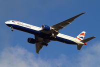 G-STBA @ EGLL - G-STBA   Boeing 777-336ER [40542] (British Airways) Home~G 18/01/2011. On approach 27R. - by Ray Barber