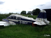 G-BICY @ EGSP - Seen better days at Peterborough/Sibson - by Clive Pattle