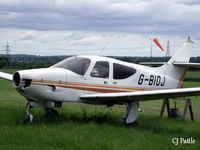G-BIOJ @ EGSP - Stored with no engine at Peterborough/Sibson - by Clive Pattle