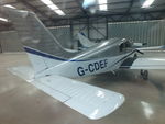 G-CDEF @ EGHO - at Thruxton Aerodrome - by Chris Hall
