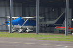 G-MILN @ EGHO - at Thruxton Aerodrome - by Chris Hall