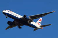 G-VIIW @ EGLL - Boeing 777-236ER [29965] (British Airways) Home~G 18/01/2011. On approach 27R. - by Ray Barber