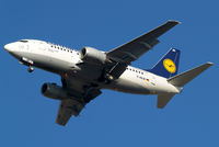 D-ABJD @ EGLL - Boeing 737-530 [25309] (Lufthansa) Home~G 31/01/2011. On approach 27R. - by Ray Barber