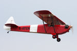 G-ATCN @ EGBR - Luton LA-4A Minor at The Fly-In & Vintage Air Race, The Real Aeroplane Company, Breighton Airfield, July 2014. - by Malcolm Clarke