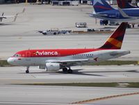 N593EL @ MIA - Avianca A318 - by Florida Metal