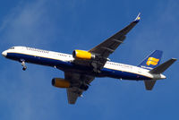 TF-FIN @ EGLL - Boeing 757-208 [28989] (Icelandair) Home~G 18/01/2011. On approach 27R. - by Ray Barber