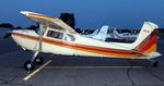 N9571B @ KAXN - Cessna 180A Skywagon on the line. - by Kreg Anderson