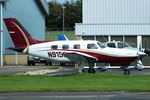 N915C @ EGBJ - parked at Staverton - by Chris Hall