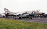 ZH813 @ EGQL - Another view of the 801 Squadron Sea Harrier F/A.2, callsign Yeovil 27, on display at the 2002 RAF Leuchars Airshow. - by Peter Nicholson