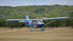 G-XWEB @ EGMJ - 3. G-XWEB arriving at a superb Little Gransden Air & Car Show, Aug. 2014. - by Eric.Fishwick