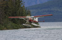 C-GOZR - Taking off from Atlin Lake, BC - by Murray Lundberg