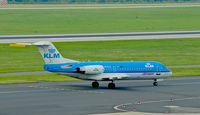 PH-KZA @ EDDL - KLM Cityhopper, is here taxiing to RWY 23L at Düsseldorf Int'l(EDDL) - by A. Gendorf