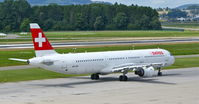 HB-IOD @ LSZH - Swiss, is here waiting for taxi clearence at Zürich-Kloten(LSZH) - by A. Gendorf