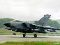 ZA589 @ EGQS - Scanned from print. ZA589 when GR.1 and coded TE of 15 R Sqn RAF seen landing at home base RAF Lossiemouth EGQS in June 1997 - by Clive Pattle