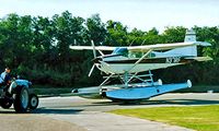 N37RF @ 65LA - Cessna A.185F Skywagon 185 [185-03447] Belle Chasse-Southern Seaplane Airport~N 11/10/2000 - by Ray Barber
