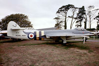 WM961 - Hawker Sea Hawk FB.5 [AW.5999] (Royal Navy) Torbay Aircraft Museum~G 13/10/1976. From a slide. - by Ray Barber