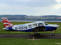 G-EGTB @ EGPN - Taxy for take-off at Dundee Riverside. - by Clive Pattle