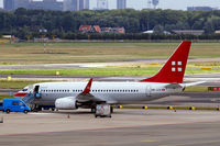 HB-JJA @ EHAM - Boeing 737-7AK [34303] (PrivatAir) Amsterdam-Schiphol~PH 10/08/2006 - by Ray Barber