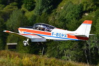 F-BOPA @ ZZZZ - Flare, before landing on a sloped airstrip (here: +8.5 %) - by Jean-Pierre Contal