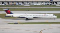 N919DL @ FLL - Delta MD-88 - by Florida Metal