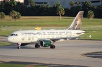 N928FR @ TPA - Hank the Bobcat Frontier A319 - by Florida Metal
