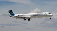N951TW @ MIA - World Atlantic MD-83 - by Florida Metal