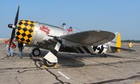 N1345B @ YIP - Jacky's Revenge P-47D - by Florida Metal