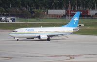 P4-TIE @ FLL - Tiara Air Aruba 737-300 - by Florida Metal