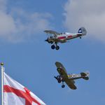 G-AMRK @ EGTH - 45. G-AMRK and G-GLAD at the glorious Shuttleworth Pagent Airshow, Sep. 2014. - by Eric.Fishwick