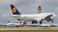 D-ABYJ @ MIA - Lufthansa 747-800 - by Florida Metal