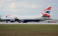 G-BNLL @ MIA - British Airways 747-400 - by Florida Metal