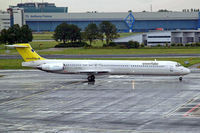 LN-ROS @ EHAM - McDonnell-Douglas DC-9-82 [49421] (Snowflake/SAS) Amsterdam-Schiphol~PH 10/08/2006 - by Ray Barber